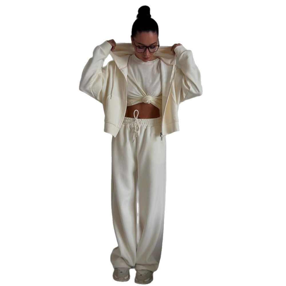 Damernas Loungewear Set med Huvtröja och Vida Byxor Mirla-Eva Jonsson