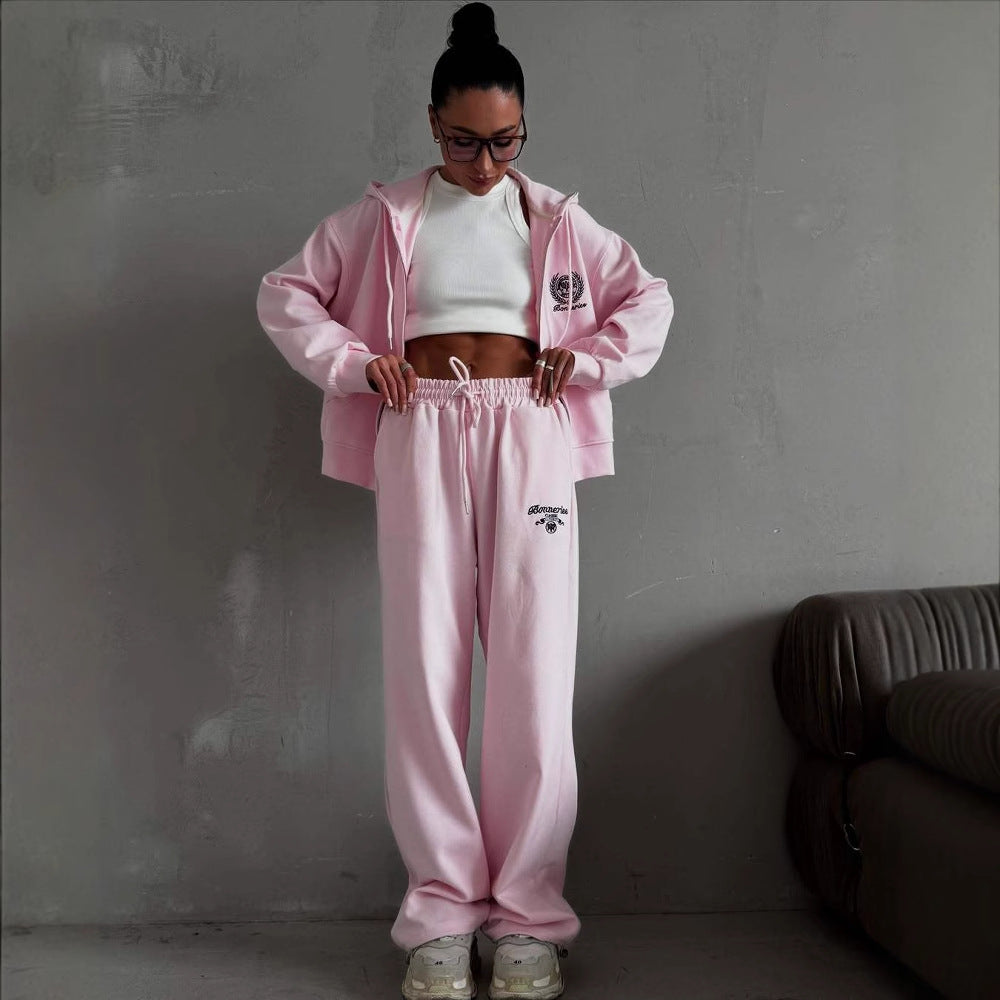 Damernas Loungewear Set med Huvtröja och Vida Byxor Mirla-Eva Jonsson