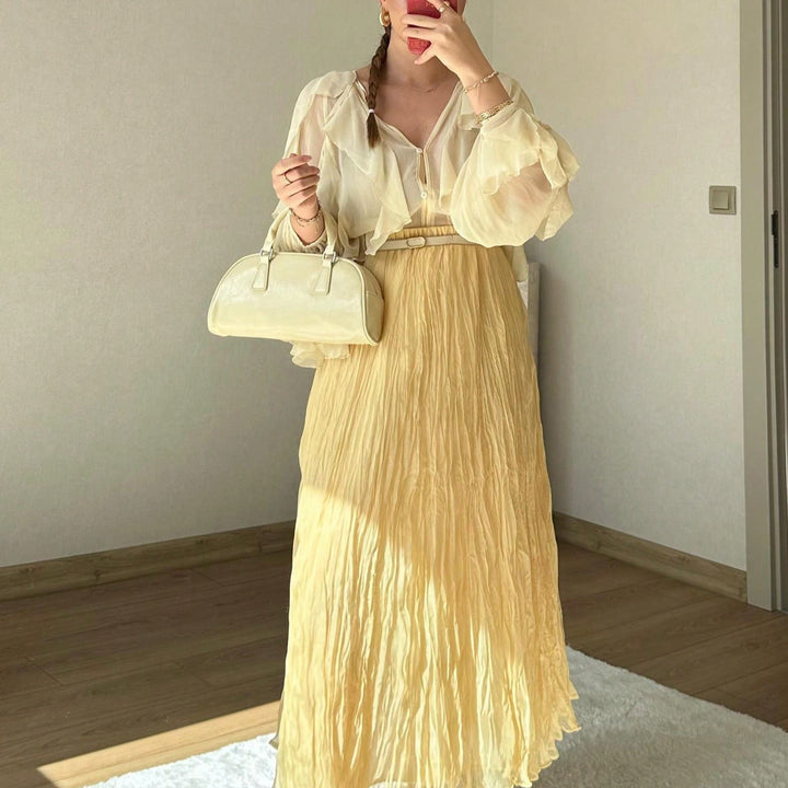 Damernas Luftig Maxi-Kjol Mirla-Eva Jonsson
