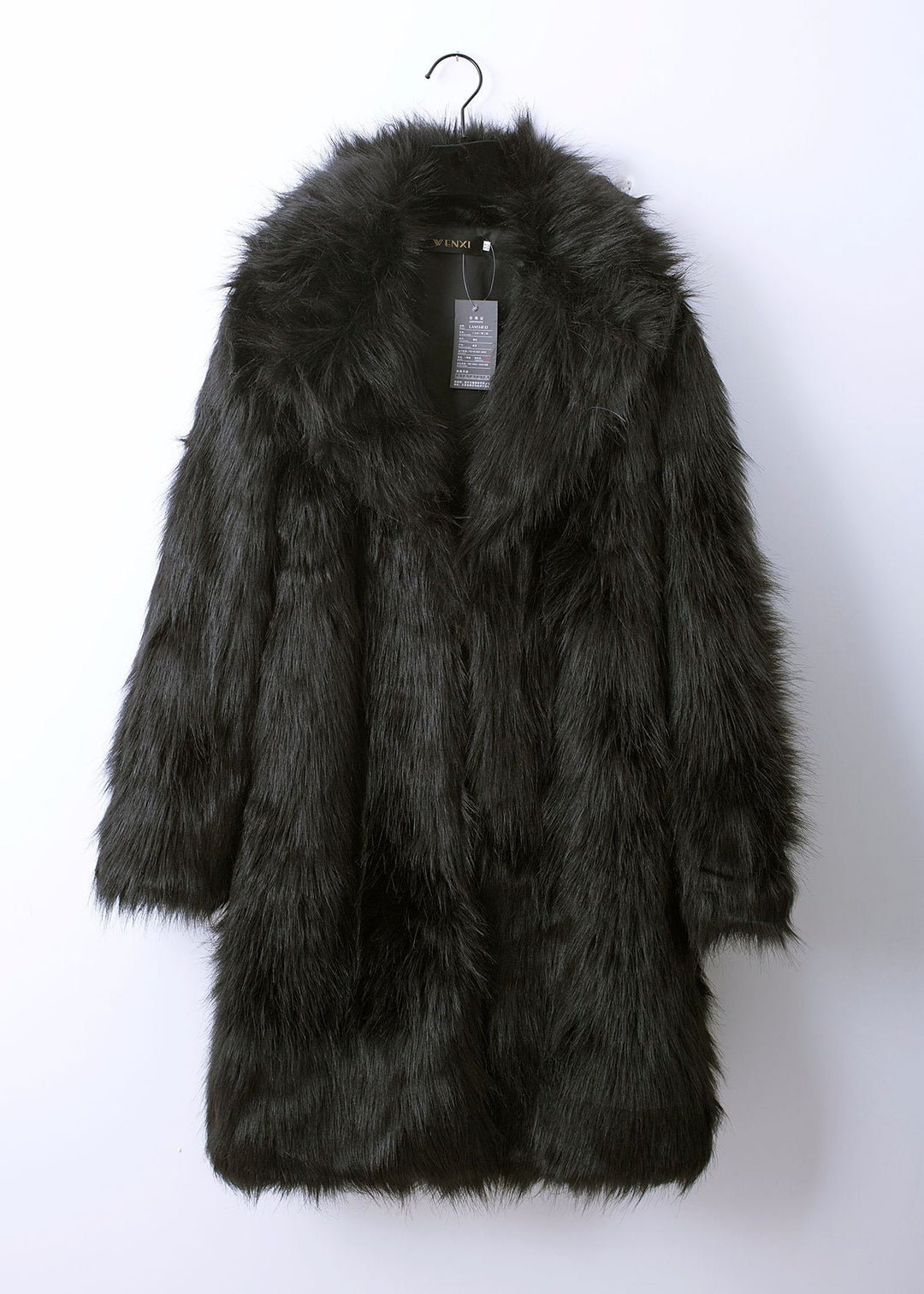 Damernas Lyxig Konstpäls-Kappa med Bred Revers Eva Jonsson-Eva Jonsson