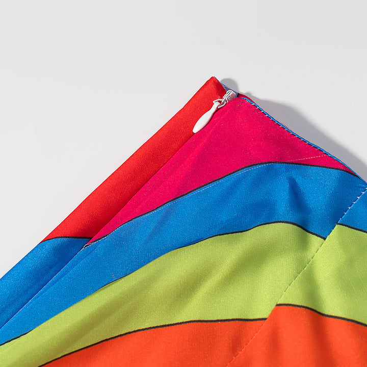 Damernas Maxi-kjol med färgglad tryck och flödande design Eva Jonsson-Eva Jonsson