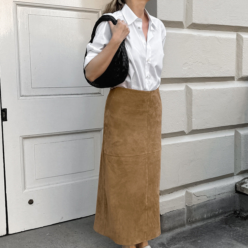 Damernas Maxijurk i Mjuk Mockaimitation Mirla-Eva Jonsson