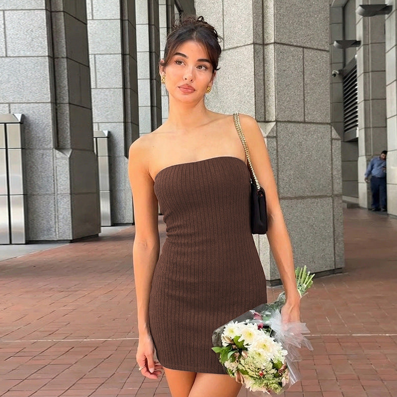 Damernas Minimala Bandeau Dress Mirla-Eva Jonsson