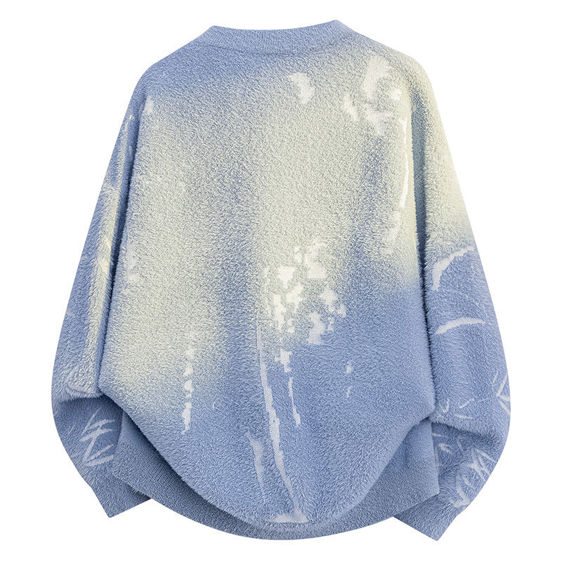Damernas Mjuk Kram-Pullover med stilfull design i blommor Mirla-Eva Jonsson