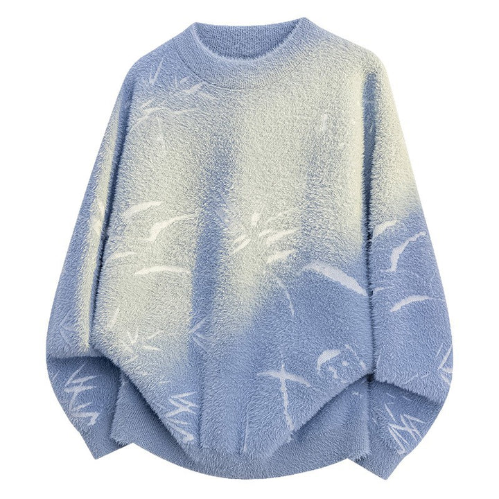 Damernas Mjuk Kram-Pullover med stilfull design i blommor Mirla-Eva Jonsson