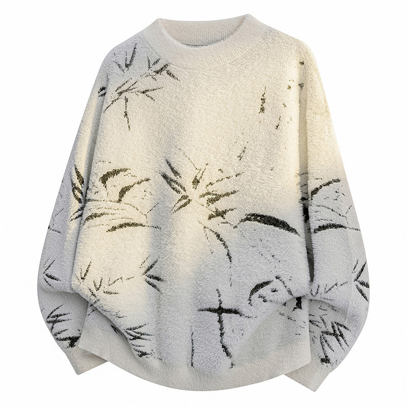 Damernas Mjuk Kram-Pullover med stilfull design i blommor Mirla-Eva Jonsson