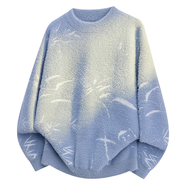 Damernas Mjuk Kram-Pullover med stilfull design i blommor Mirla-Eva Jonsson