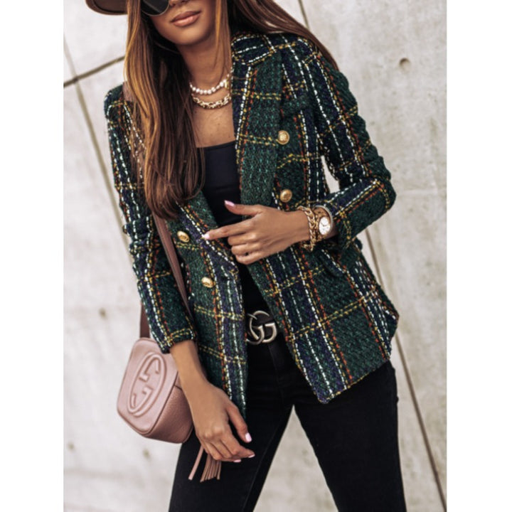 Damernas Mode Bouclé-blazer med dubbel knapprad Mirla-Eva Jonsson