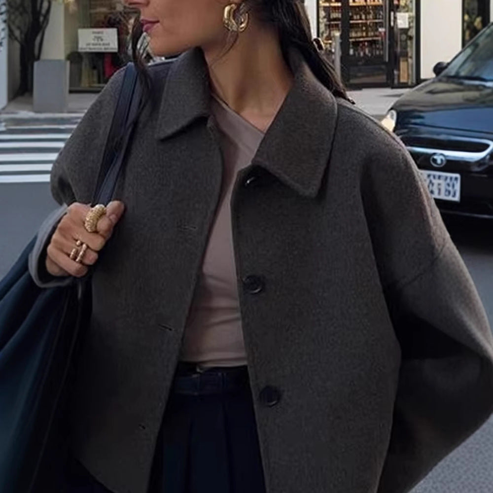 Damernas Moderiktig Oversized Jacka i högkvalitativ ullblandning Mirla-Eva Jonsson