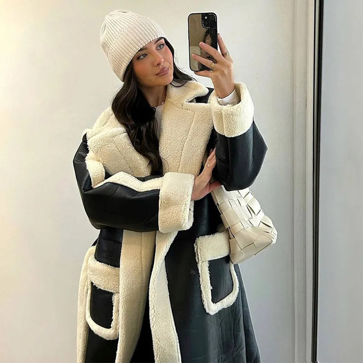 Damernas Moderiktigt Långkappa med Mysfoder Eva Jonsson-Eva Jonsson