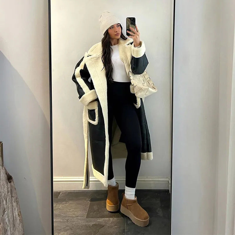 Damernas Moderiktigt Långkappa med Mysfoder Eva Jonsson-Eva Jonsson