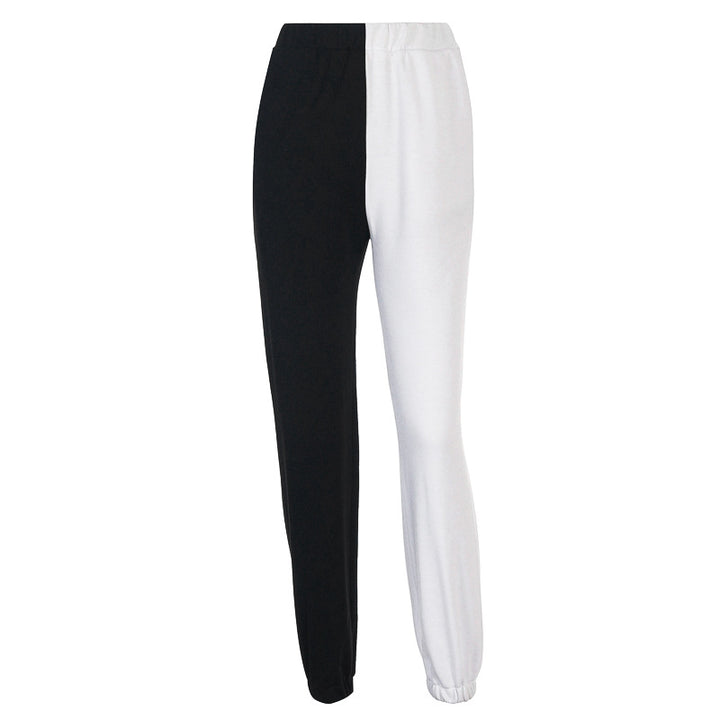 Damernas Modiska Joggingbyxor med asymmetrisk design och elastiskt midjeband Mirla-Eva Jonsson