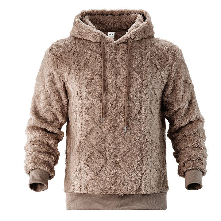 Damernas Mysig Fleece-Hoodie med strukturerad design Mirla-Eva Jonsson