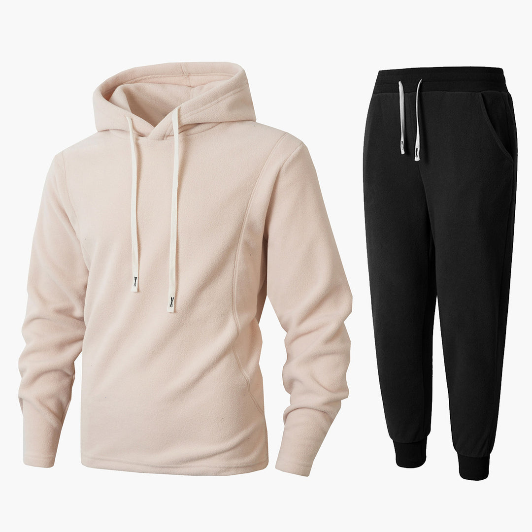 Damernas Mysig Fleece-Hoodie och Joggingbyxor Set Mirla-Eva Jonsson