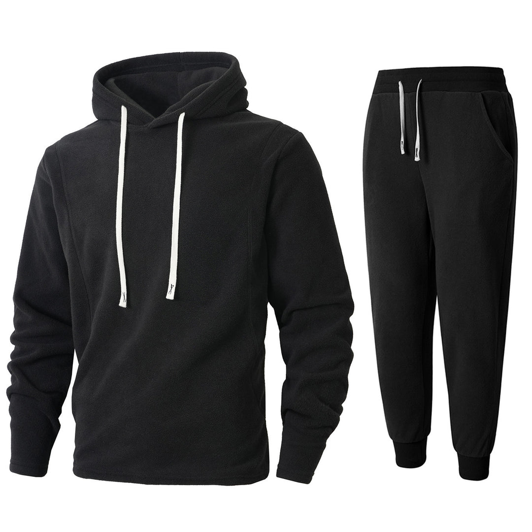 Damernas Mysig Fleece-Hoodie och Joggingbyxor Set Mirla-Eva Jonsson