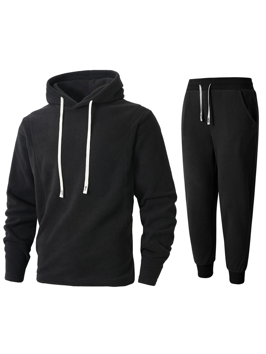 Damernas Mysig Fleece-Hoodie och Joggingbyxor Set Mirla-Eva Jonsson