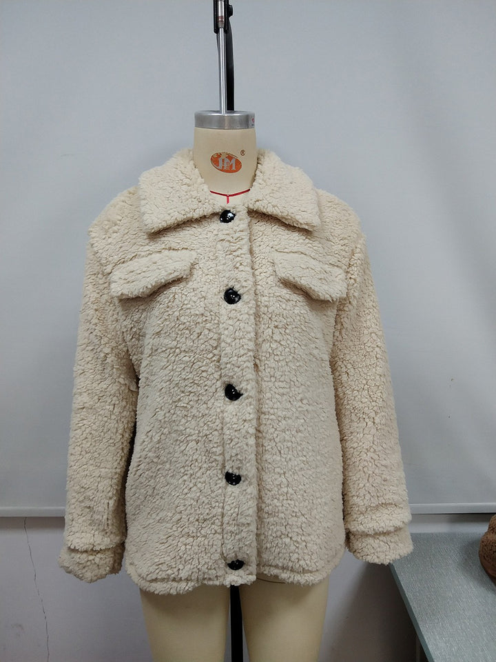 Damernas Mysig Fleece-tröja med hög krage och mjukt material Eva Jonsson-Eva Jonsson