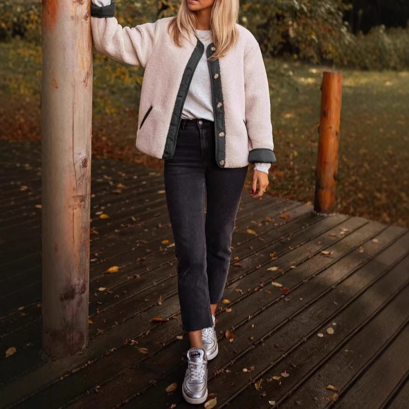 Damernas Mysig och stilren Fleecejacka Mirla-Eva Jonsson