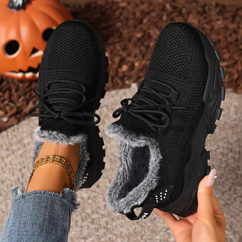Damernas Mysiga Sneakers med Fleecefoder Mirla-Eva Jonsson