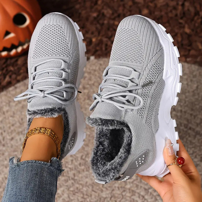 Damernas Mysiga Sneakers med Fleecefoder Mirla-Eva Jonsson