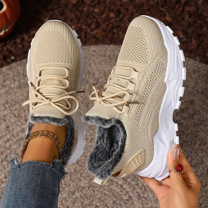 Damernas Mysiga Sneakers med Fleecefoder Mirla-Eva Jonsson