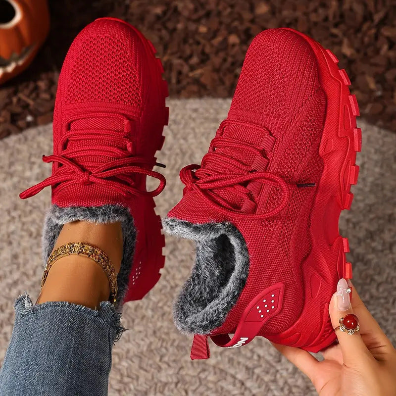 Damernas Mysiga Sneakers med Fleecefoder Mirla-Eva Jonsson