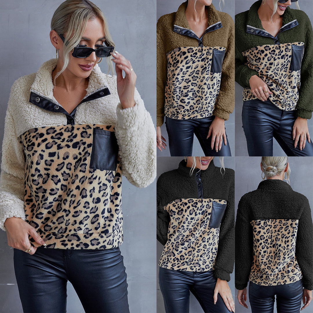 Damernas Mysigt Fleece-Ovan med Mockadetaljer Eva Jonsson-Eva Jonsson