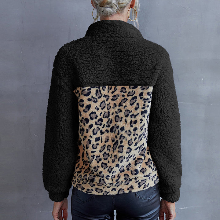 Damernas Mysigt Fleece-Ovan med Mockadetaljer Eva Jonsson-Eva Jonsson