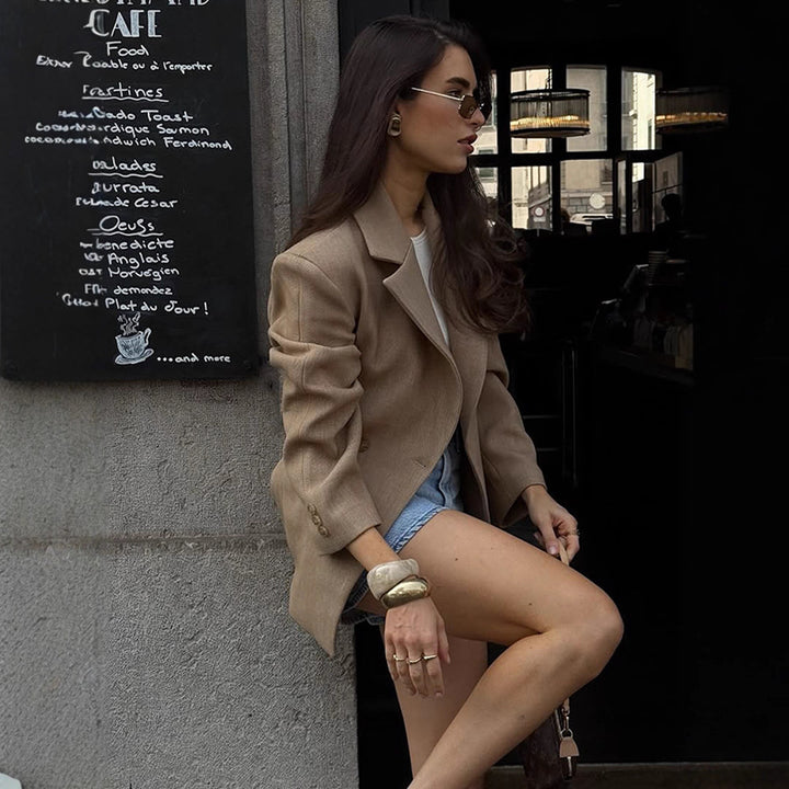 Damernas Oversize Blazer med strukturerad tyg Mirla-Eva Jonsson
