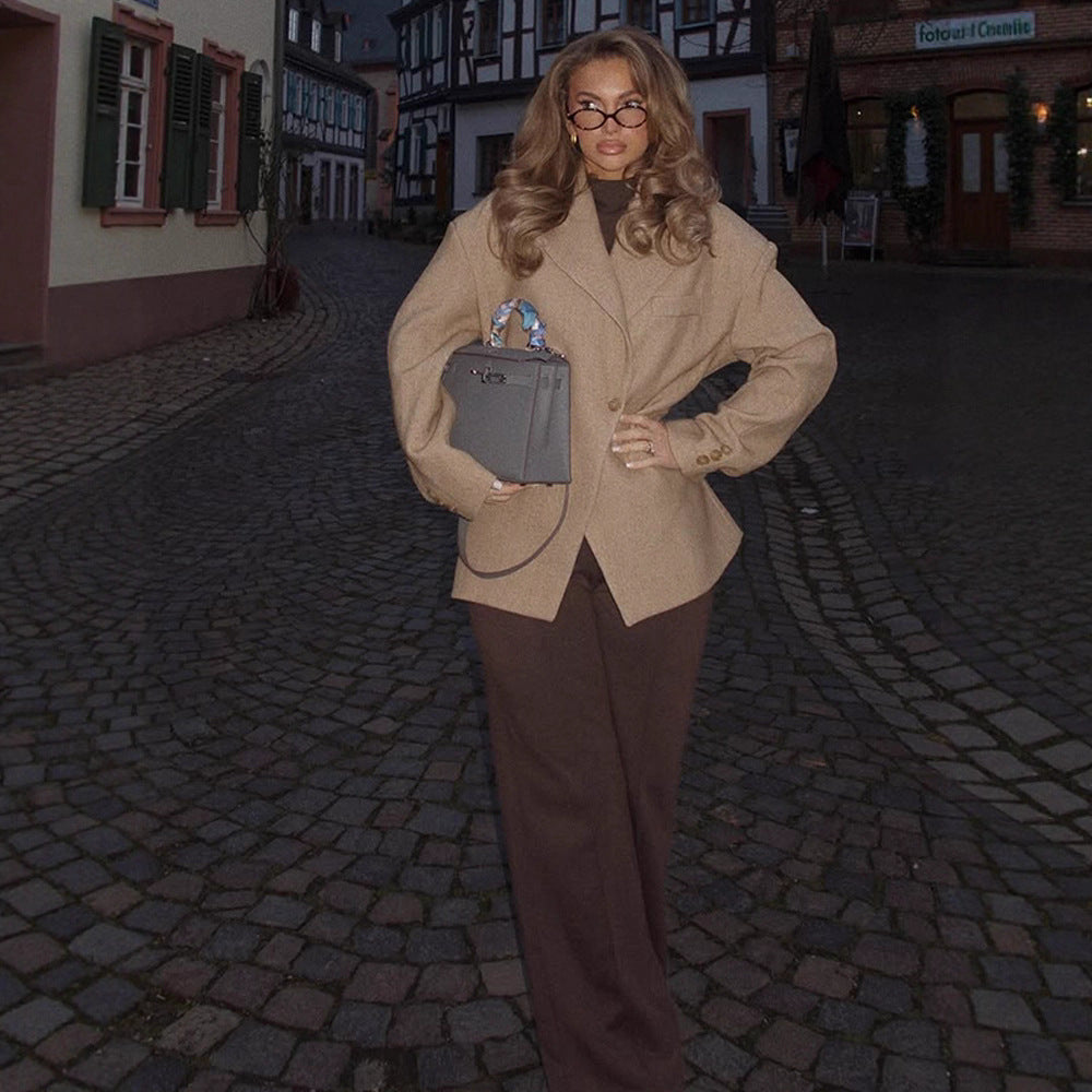 Damernas Oversize Blazer med strukturerad tyg Mirla-Eva Jonsson