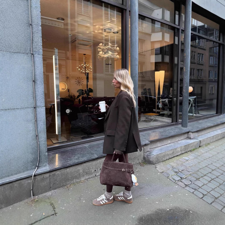 Damernas Oversized Blazer i mjuk ullmix Mirla-Eva Jonsson
