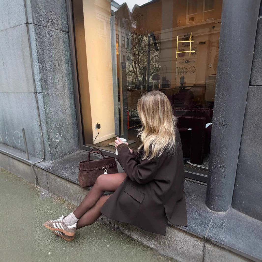Damernas Oversized Blazer i mjuk ullmix Mirla-Eva Jonsson