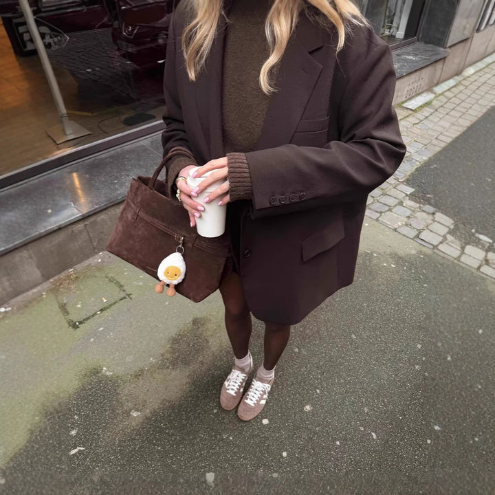 Damernas Oversized Blazer i mjuk ullmix Mirla-Eva Jonsson