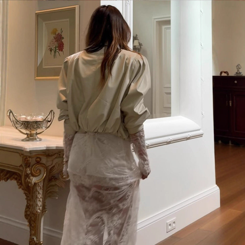 Damernas Oversized Blazer med konstfull klippning och voluminösa ärmar Mirla-Eva Jonsson