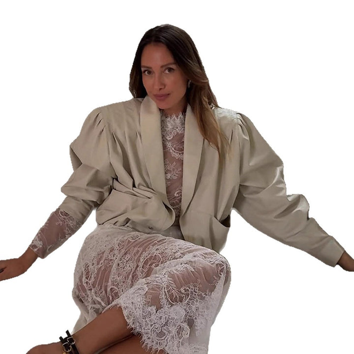 Damernas Oversized Blazer med konstfull klippning och voluminösa ärmar Mirla-Eva Jonsson