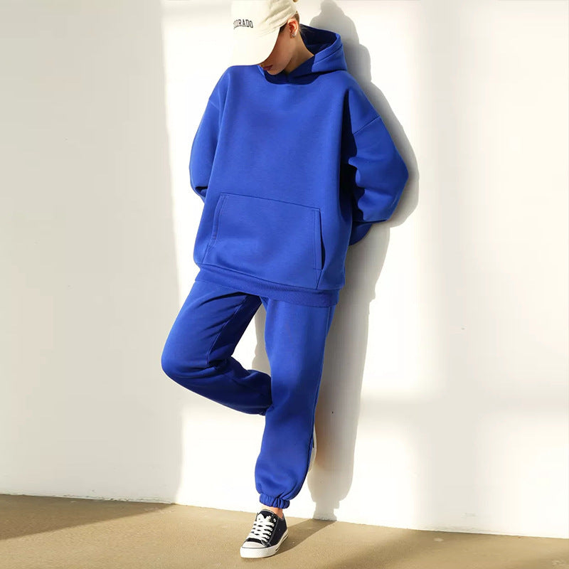 Damernas Oversized Hoodie Sweatset med praktiska fickor Mirla-Eva Jonsson