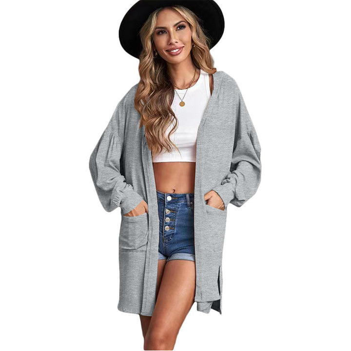 Damernas Oversized Kimono-jacka med fickor och lösa ärmar Mirla-Eva Jonsson