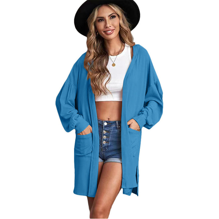 Damernas Oversized Kimono-jacka med fickor och lösa ärmar Mirla-Eva Jonsson