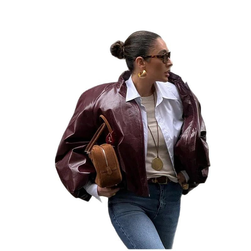 Damernas Oversized Skinnjacka Mirla-Eva Jonsson