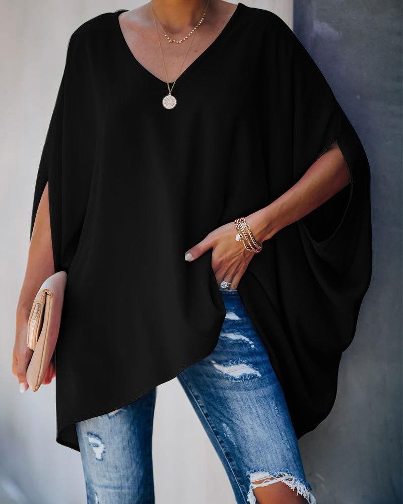 Damernas Oversized Skjorta med asymmetrisk skärning Mirla-Eva Jonsson