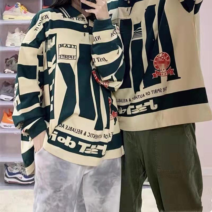 Damernas Oversized Sweatshirt med grafisk tryck Mirla-Eva Jonsson