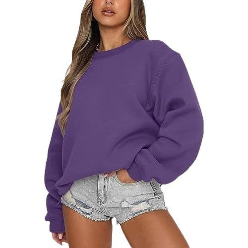 Damernas Oversized Sweatshirt med vida ärmar Eva Jonsson-Eva Jonsson