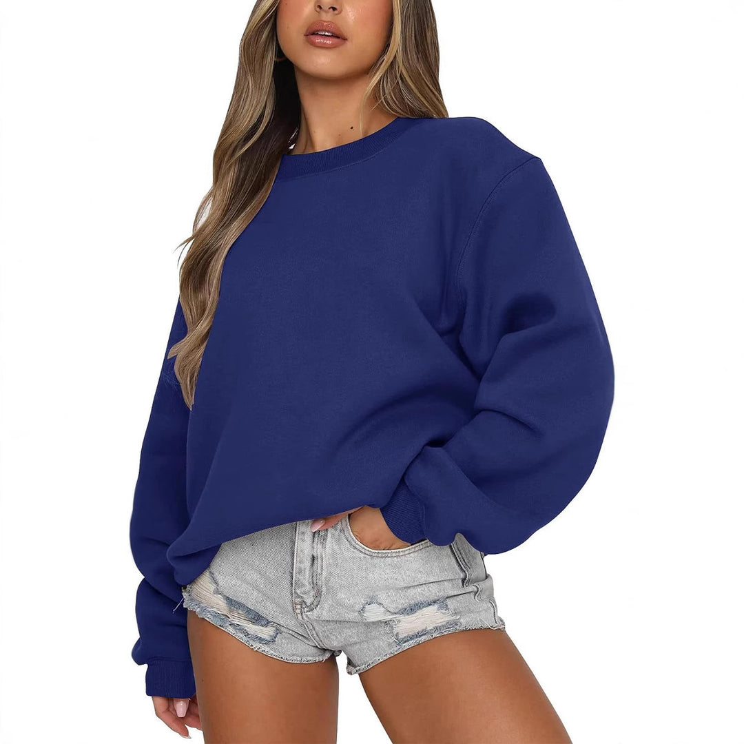Damernas Oversized Sweatshirt med vida ärmar Eva Jonsson-Eva Jonsson