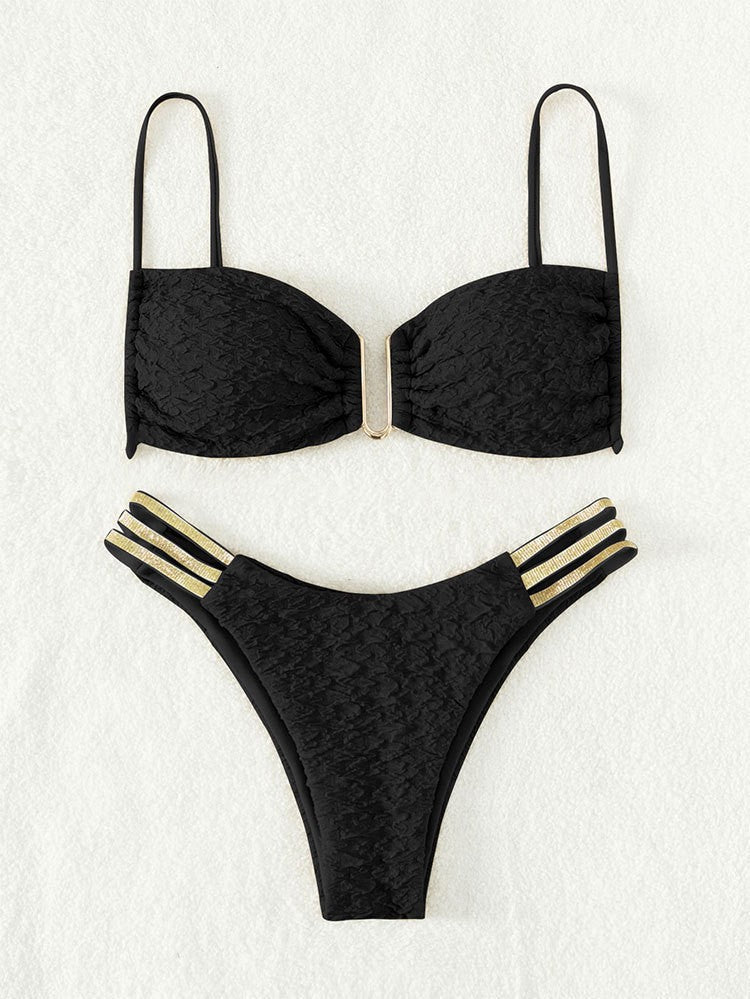Damernas Push-Up Bikini med raffinerad snördetalj Mirla-Eva Jonsson