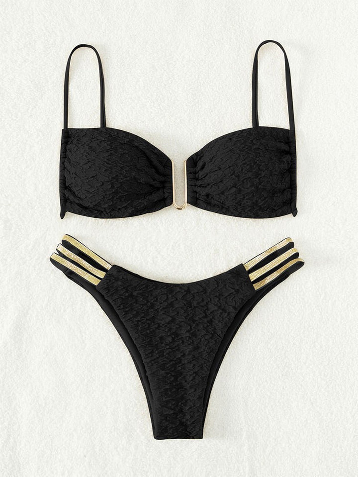 Damernas Push-Up Bikini med raffinerad snördetalj Mirla-Eva Jonsson