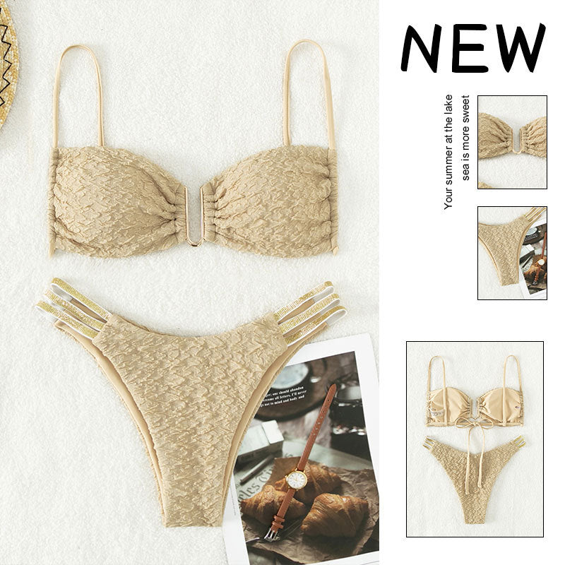 Damernas Push-Up Bikini med raffinerad snördetalj Mirla-Eva Jonsson