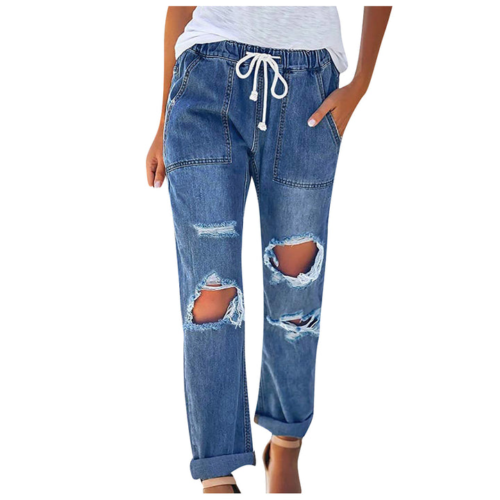 Damernas Relaxed Fit Jeans med moderna revor Mirla-Eva Jonsson