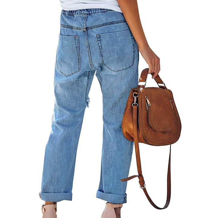 Damernas Relaxed Fit Jeans med moderna revor Mirla-Eva Jonsson