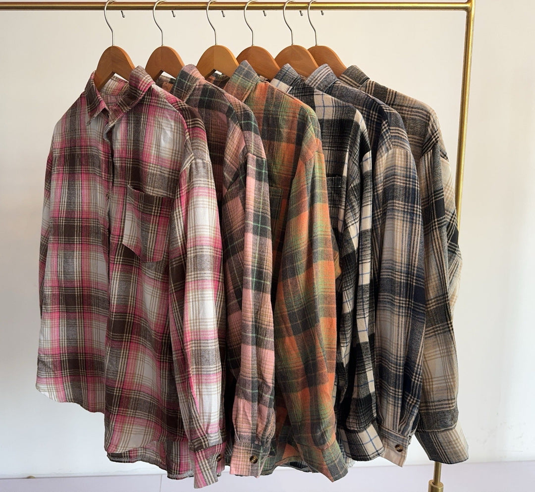 Damernas Rutiga Oversized Skjortblus Mirla-Eva Jonsson