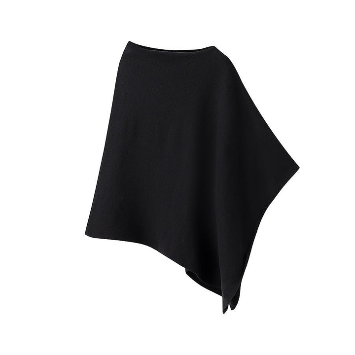 Damernas Schalponcho i högkvalitativ ull och elastiskt material Mirla-Eva Jonsson